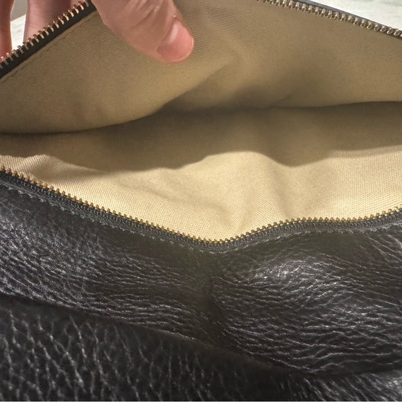 Tory Burch Black Leather Clutch